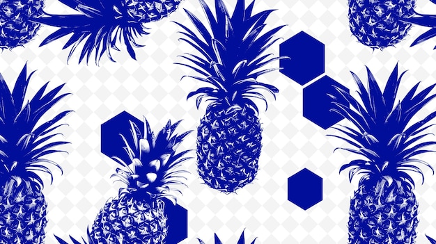 PSD pineapple skin texture with hexagonal arranged and compact o png creative overlay background decor