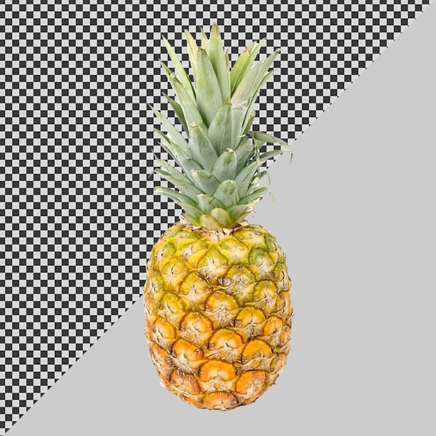 a pineapple with a green stem and the words  pineapple  on it