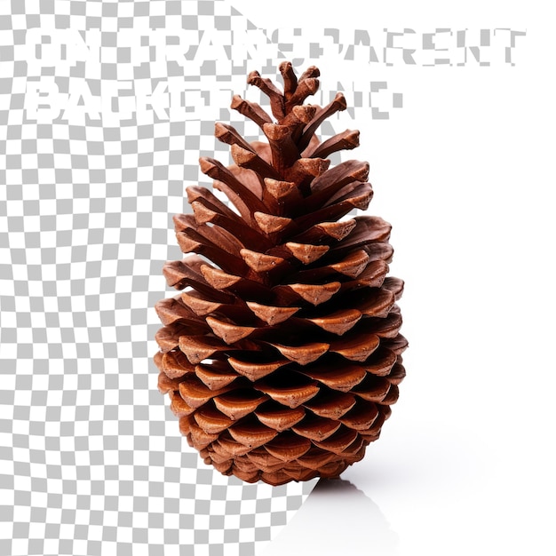 PSD pinecone isolated on transparent background