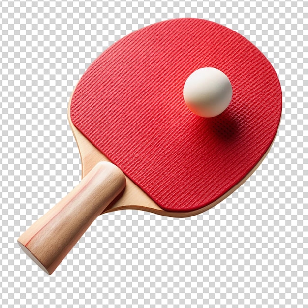 Ping pong racket Isolated on transparent background