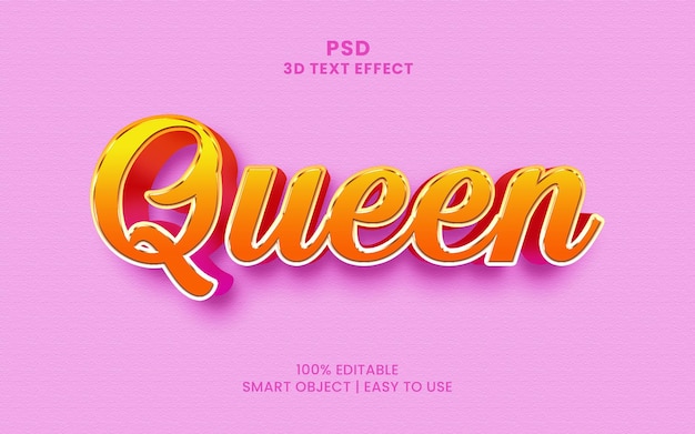 A pink 3d text effect with a pink background.