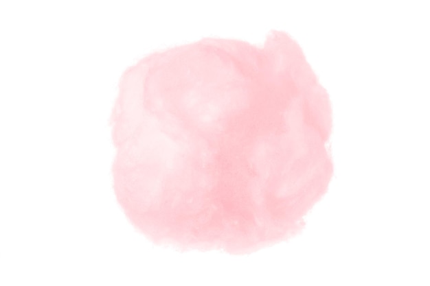 pink absorbent cotton on a sheer background