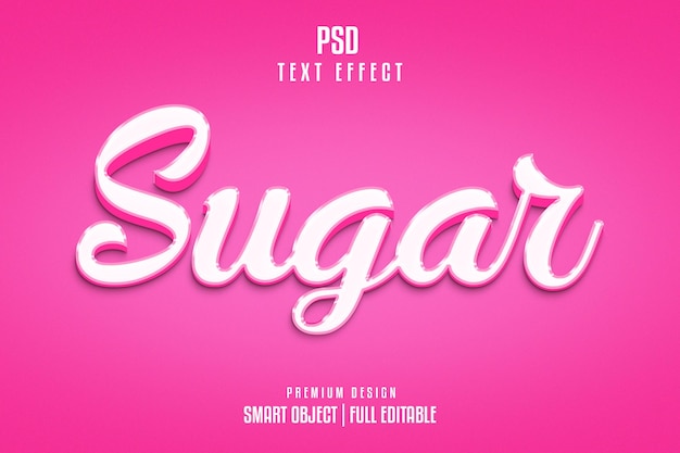 PSD pink background with the word sugar on it