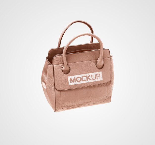 Pink bag mockup