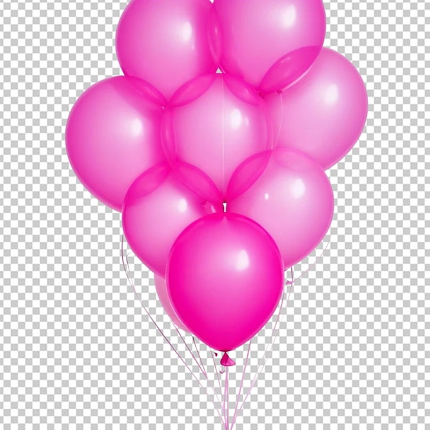 PSD palloncini rosa