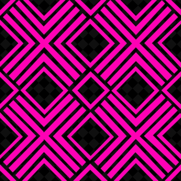 PSD pink and black geometric pattern on a black background