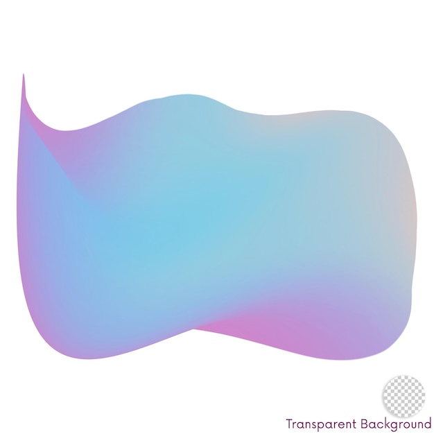 PSD Розово-синяя голограмма жидкая жидкость абстрактный элемент