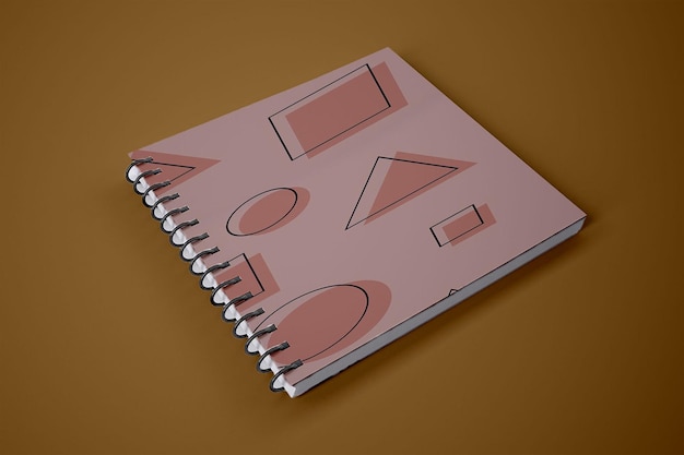 Pink Book Mockup PSD