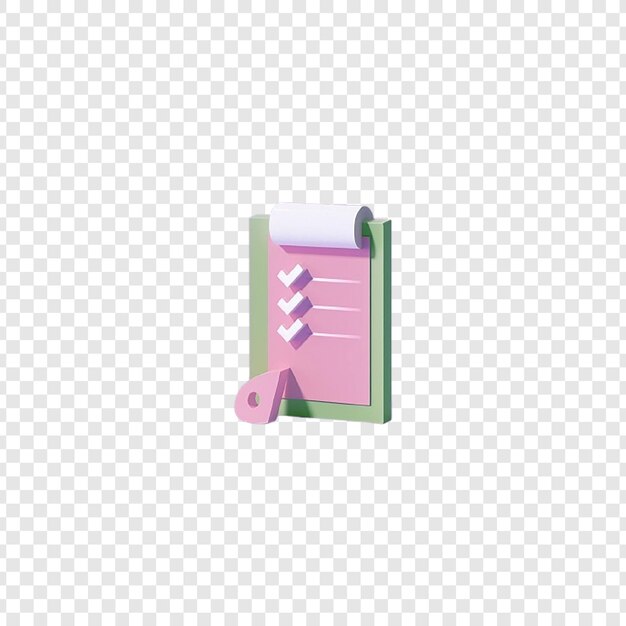 pink checklist icon set containing clipboard with checkmark document checkbox on paper icon