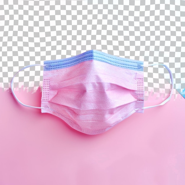 PSD a pink cloth with a blue and pink cloth over it and a pink shirt with a blue and pink ribbon