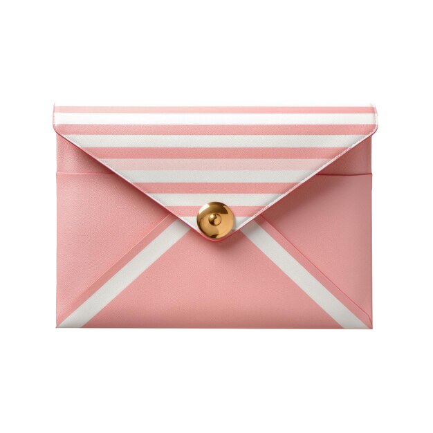 PSD a pink envelope with a button that says  i love you