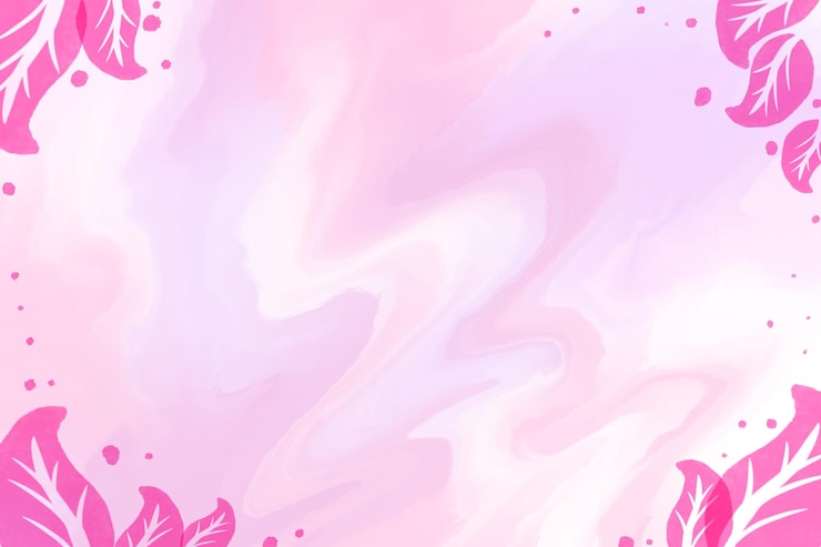 PSD pink flower with liquid background