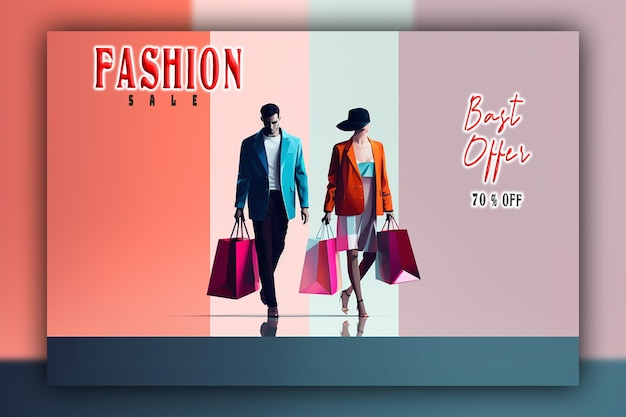 Pink friday sale black friday sale en mode grote sale voor social media post en banners