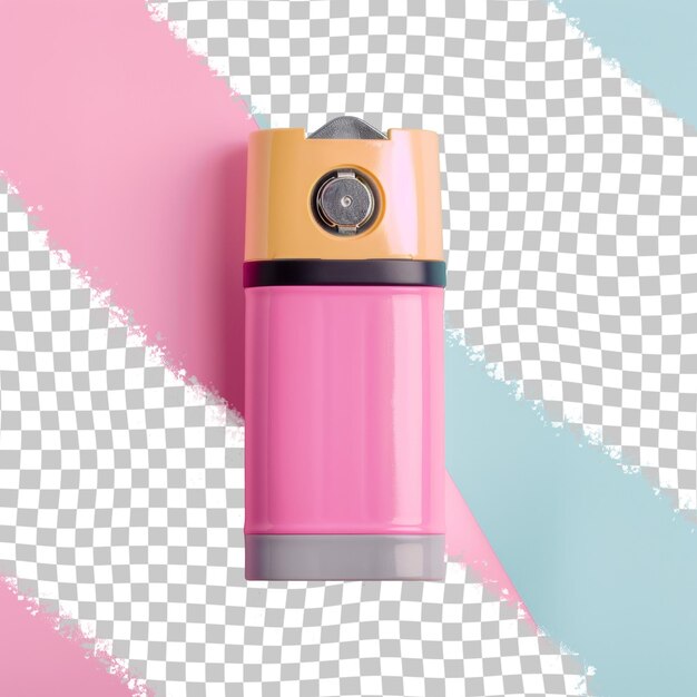 PSD a pink and gold colored item with a black stripe on the bottom