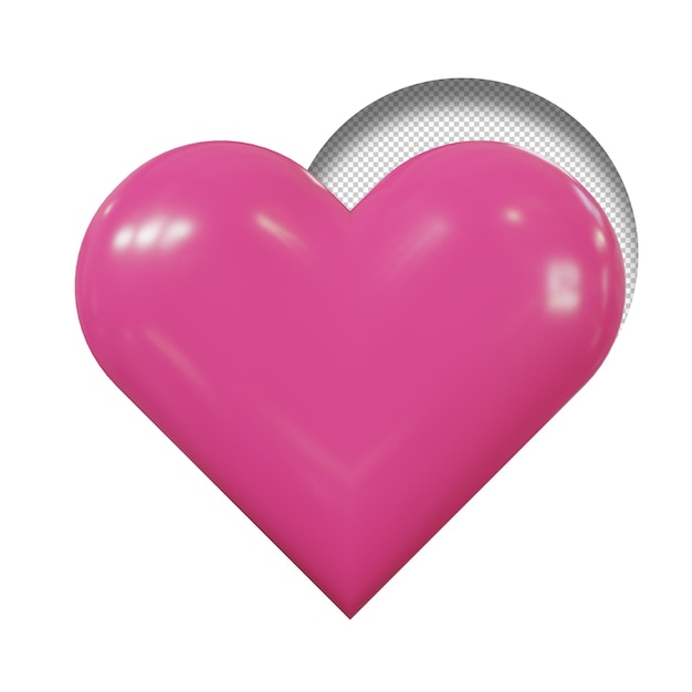 A pink heart with a hole in the middle that says'love'on it