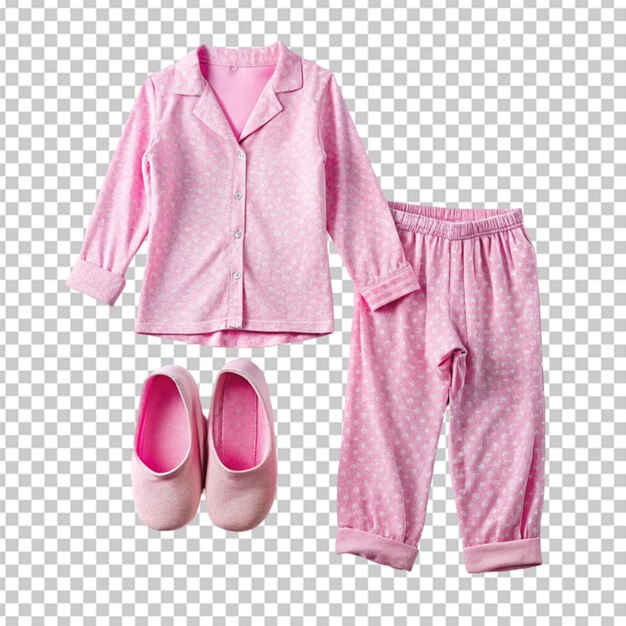 PSD pink and isolated realistic sleepwear house slippers sleeptime