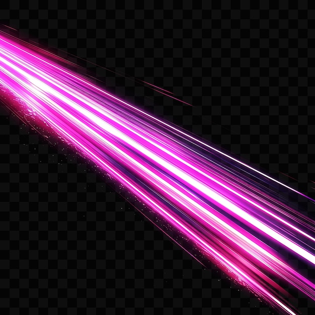 PSD un effetto di luce rosa di una cometa