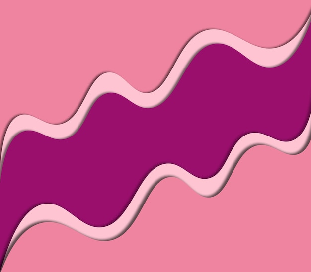 pink lines in a pink paper cut design