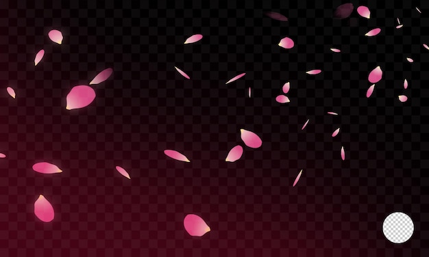 PSD pink lotus petal