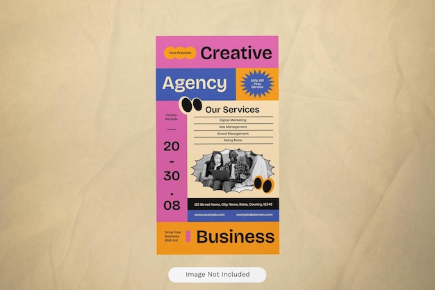 Pink Neo Brutalism Creative Agency Business Social Media Story