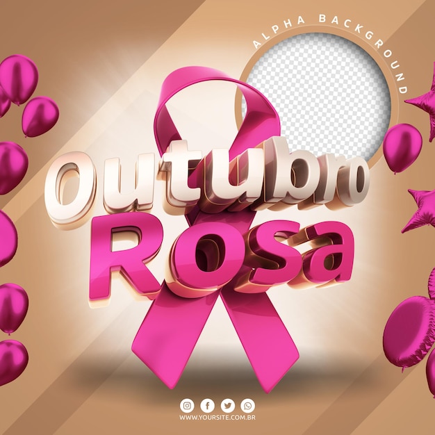 PSD rosa ottobre brasile