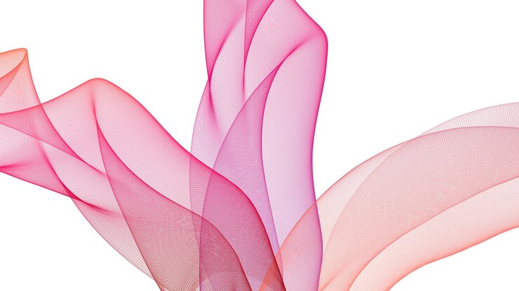PSD pink orange wave lines abstract