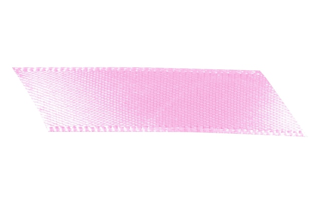 PSD pink ribbon on a blank background