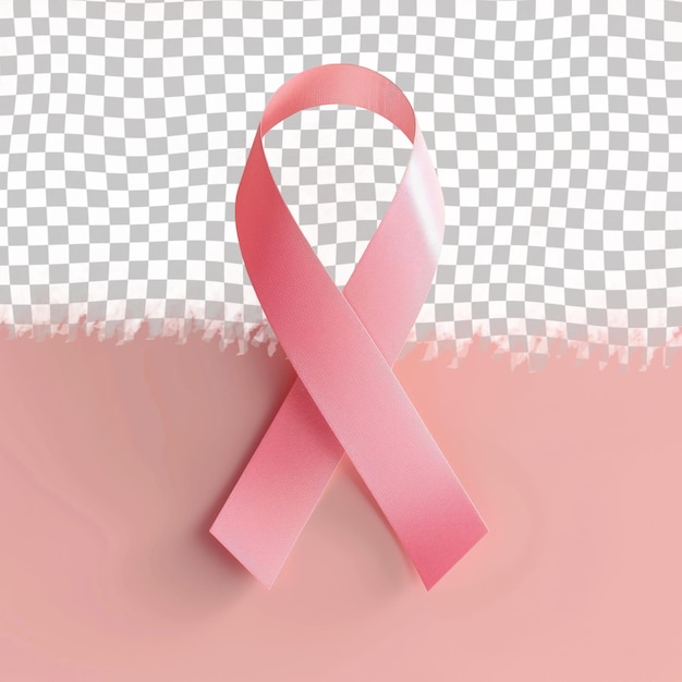 PSD a pink ribbon with the word breast cancer on it