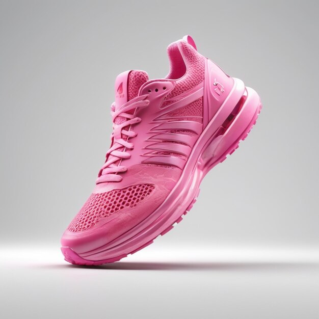 PSD pink sport shoe psd on a white background