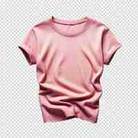 PSD a pink t shirt with a pink top that says t shirt