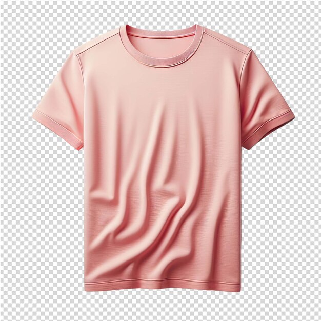 PSD a pink t - shirt with a white logo on it