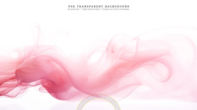 PSD pink wavy background pink transparent wave flow