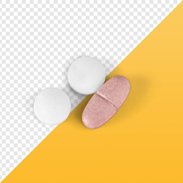 pink and white pills