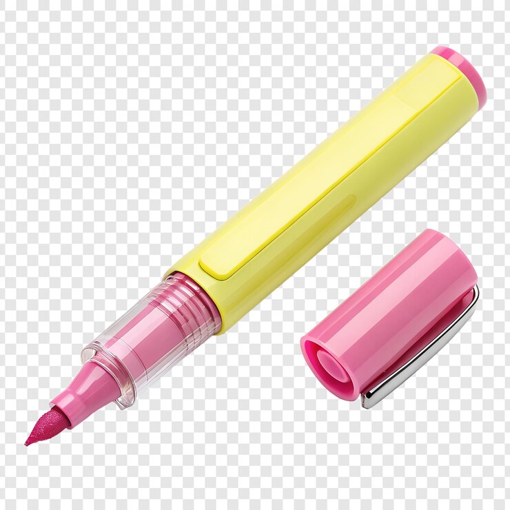 PSD pink and yellow highlighter