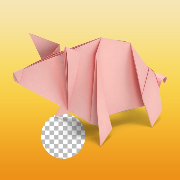 Pinky pig-papieren voor safariconcept