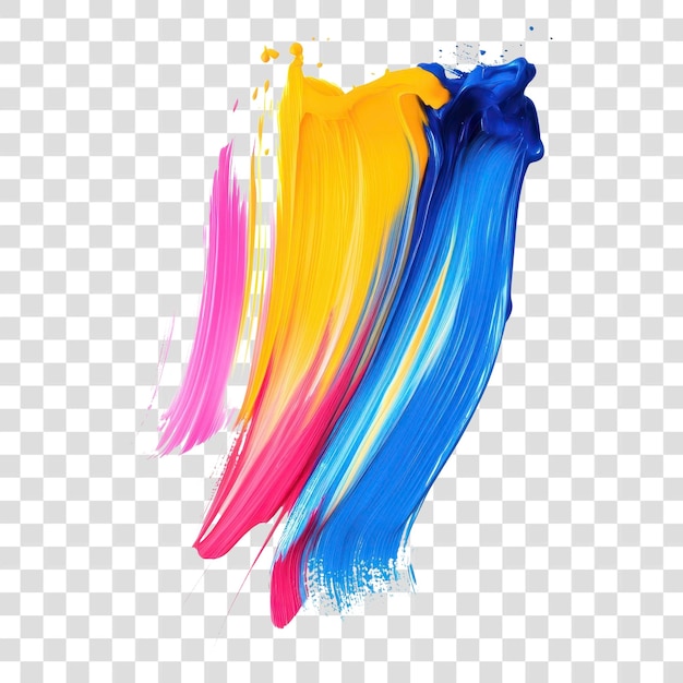 Pinselstrepen splash art hedendaagse penseelstrepen