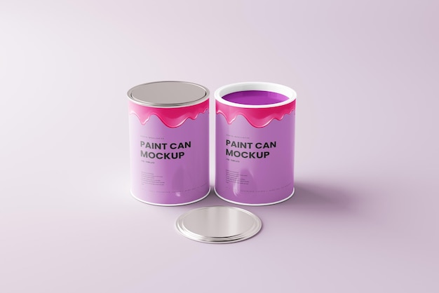 Pint Can Mockup