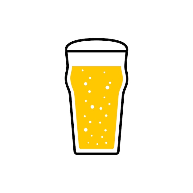 パイント・ビール (Pint of Lager) は泡と泡が分離されたPNGで作られたビールです