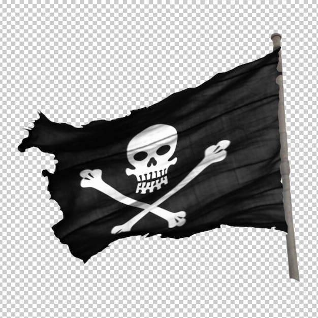 Pirate flag no background png