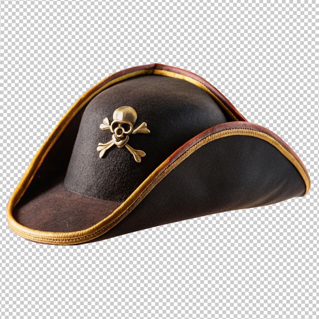 PSD cappello di pirata su sfondo trasparente