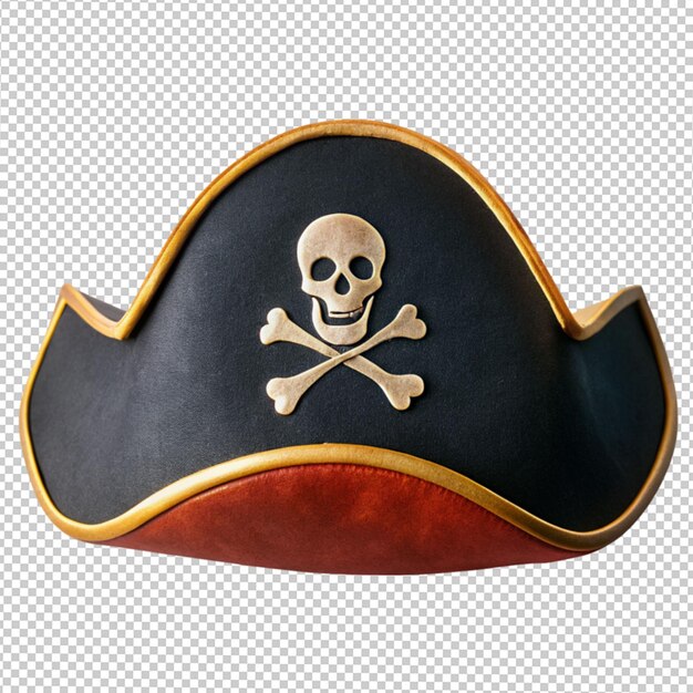 PSD pirates hat on transparent background