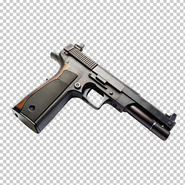 Pistol isolated on transparent background