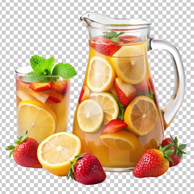 PSD a pitcher of lemonade or iced tea