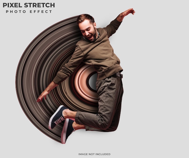 Pixel stretch-effect