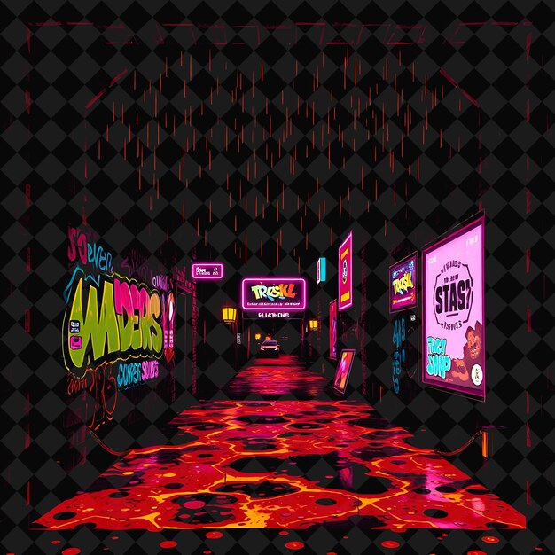 pixelated frame on jet black background bursting with vivid and high isolated pixel frame game decor