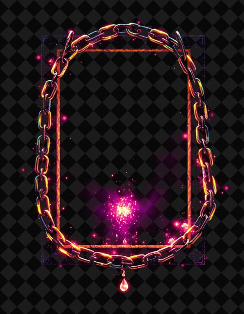 pixelated frame on jet black background bursting with vivid and high isolated pixel frame game decor