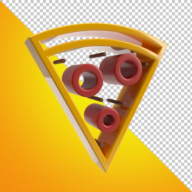 PSD pizza 3d food