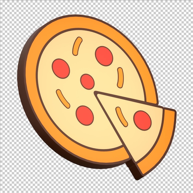 Pizza 3D Pictogram