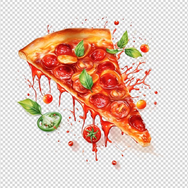 PSD pizza banner pizza template