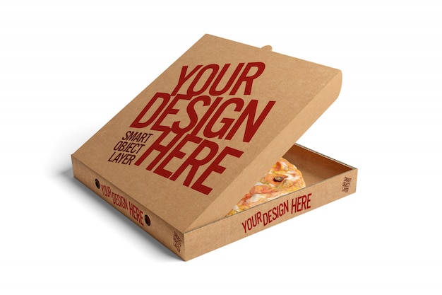 PSD pizza box mock up